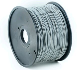 BAZAR Tisková struna (filament) GEMBIRD, PLA, 1,75mm, 1kg, šedá