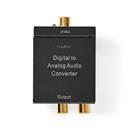 Digitální audio převodník NEDIS ACON2510BK, digital/analog, automatický, integrovaný zesilovač