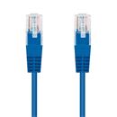 Kabel C-TECH patchcord Cat5e, UTP, modrý, 5m