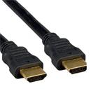 Kabel CABLEXPERT HDMI-HDMI 0,5m, 1.4, M/M stíněný, zlacené kontakty, černý