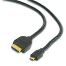 Kabel CABLEXPERT HDMI-HDMI micro        1,8m, 1.3, M/M stíněný, zlacené kontakty, černý