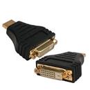 Kabel CABLEXPERT red. HDMI na DVI, M/F, zlacené kontakty, černá