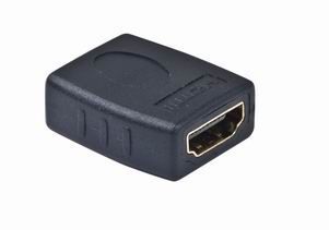 Kabel CABLEXPERT red. HDMI na HDMI, F/F, zlacené kontakty, černá
