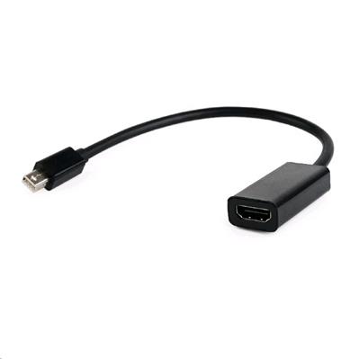 Kabel CABLEXPERT red. miniDisplayport na HDMI, M/F, černá
