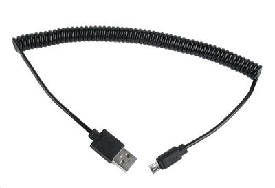 Kabel CABLEXPERT USB A Male/Micro B Male 2.0, 1,8m, Black, kroucený