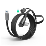 Kiwi design 4M Link Cable with charing, Black