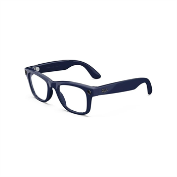 Meta Ray-Ban Gen2 Wayfarer, Shiny Cosmic Blue/Clear/SapphireTransitions (Large)