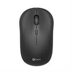 Myš C-TECH WLM-09, Dual mode, bezdrátová, BT5.0 + 2,4GHz, 1600DPI, černá