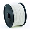 Tisková struna (filament) GEMBIRD, PLA, 1,75mm, 1kg, bílá