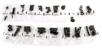 Univerzální sada šroubů pro montáž na stěnu