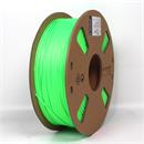 Filament GEMBIRD, PLA, 1,75mm, 1kg, fluorescentní, zelená