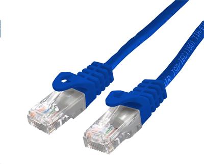 Patchcord Cat6, UTP, modrý, 1m