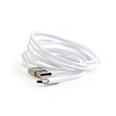 Kabel CABLEXPERT USB 2.0 AM na Type-C kabel (AM/CM), 1m, pogumovaný, bílý, blister, PREMIUM QUALITY