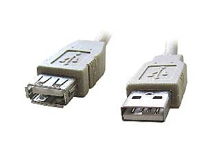 Kabel CABLEXPERT USB A-A 1,8m 2.0 prodlužovací HQ Black, zlacené kontakty