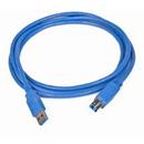 Kabel CABLEXPERT USB A-B 1,8m 3.0, modrý