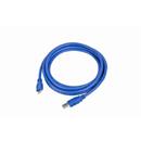 Kabel CABLEXPERT USB A-B micro 1,8m 3.0, modrý