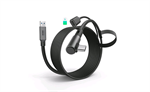 Kiwi design 5M Link Cable with charing, black
