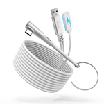 Kiwi design 5M Link Cable with charing, white