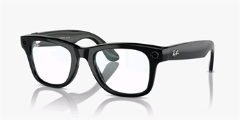 Meta Ray-Ban Wayfarer, AI brýle, Shiny Black, Clear (Large)
