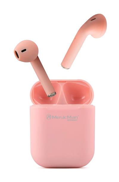 Sluchátka TECHNAXX BT-X57, Bluetooth, TWS, růžová